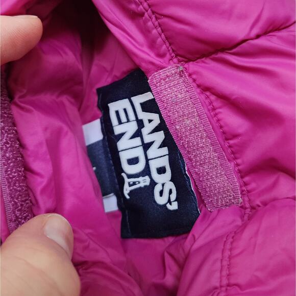 Lands End Reversible Insulated Fleece Jacket/Coat - Picture 2 of 10